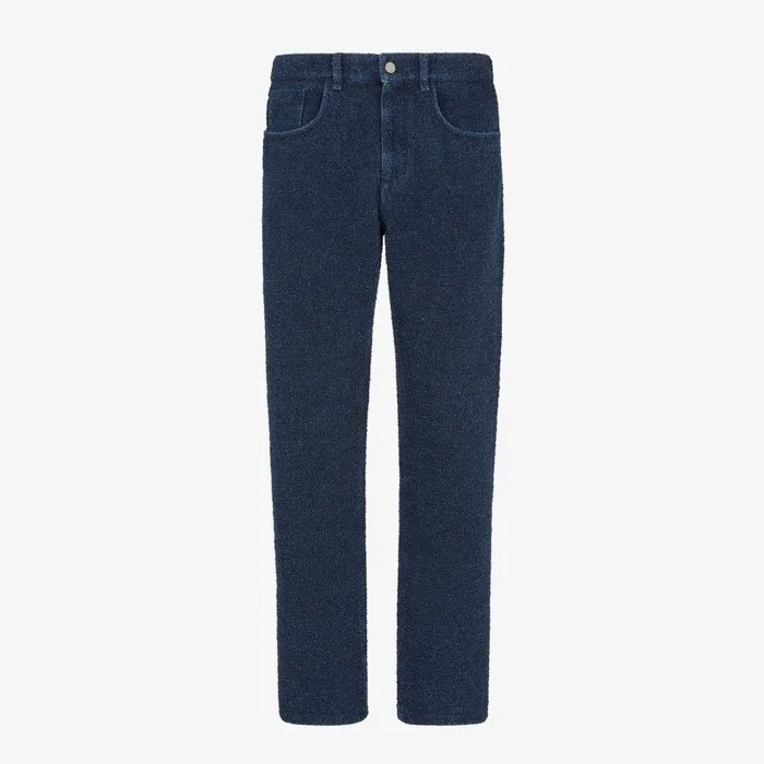 Fendi Pants and Shorts Long Jeans Blue Boucl Jeans 8211 Men