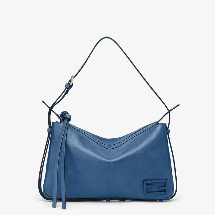 Fendi Shoulder and Crossbody Bags Simply Fendi Medium Blue Leather Bag 8211 Women