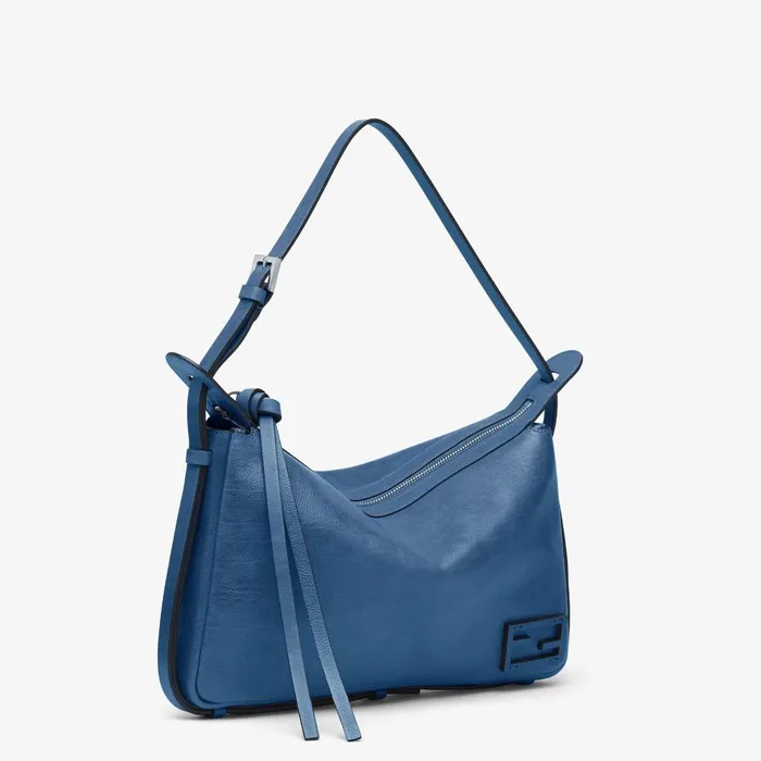 Fendi Shoulder and Crossbody Bags Simply Fendi Medium Blue Leather Bag 8211 Women