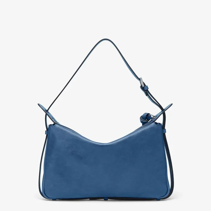 Fendi Shoulder and Crossbody Bags Simply Fendi Medium Blue Leather Bag 8211 Women