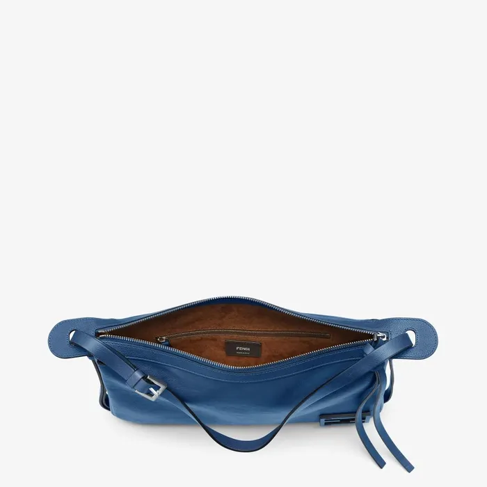 Fendi Shoulder and Crossbody Bags Simply Fendi Medium Blue Leather Bag 8211 Women