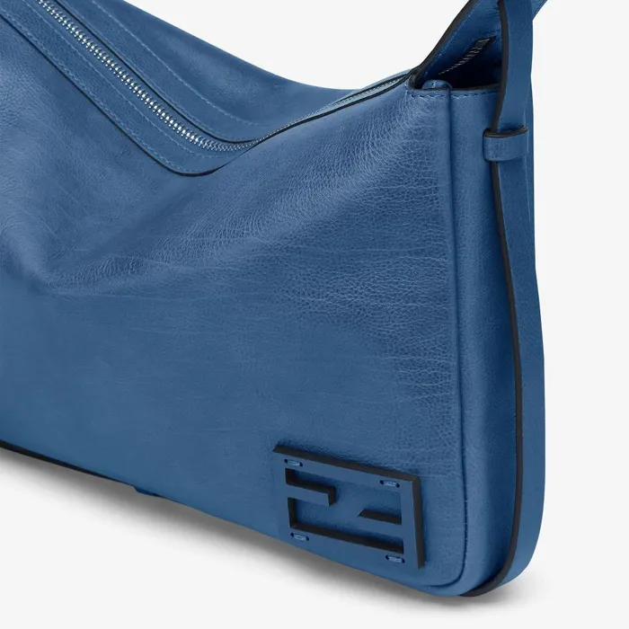 Fendi Shoulder and Crossbody Bags Simply Fendi Medium Blue Leather Bag 8211 Women