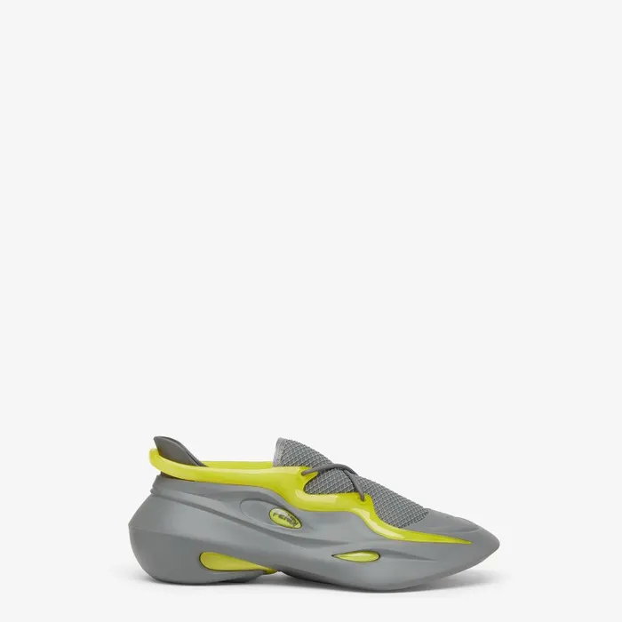 Fendi Sneakers Fendi Mad Sneakers Gray Lycra Running Shoe 8211 Men