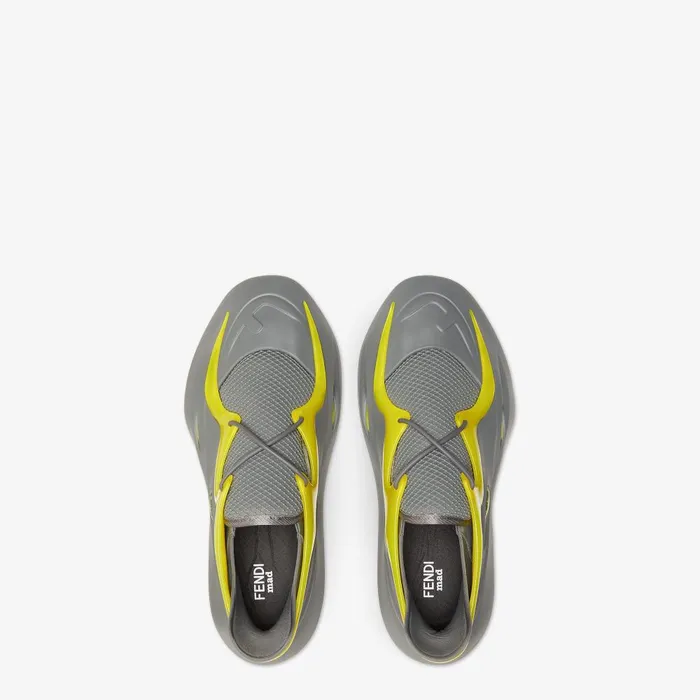 Fendi Sneakers Fendi Mad Sneakers Gray Lycra Running Shoe 8211 Men