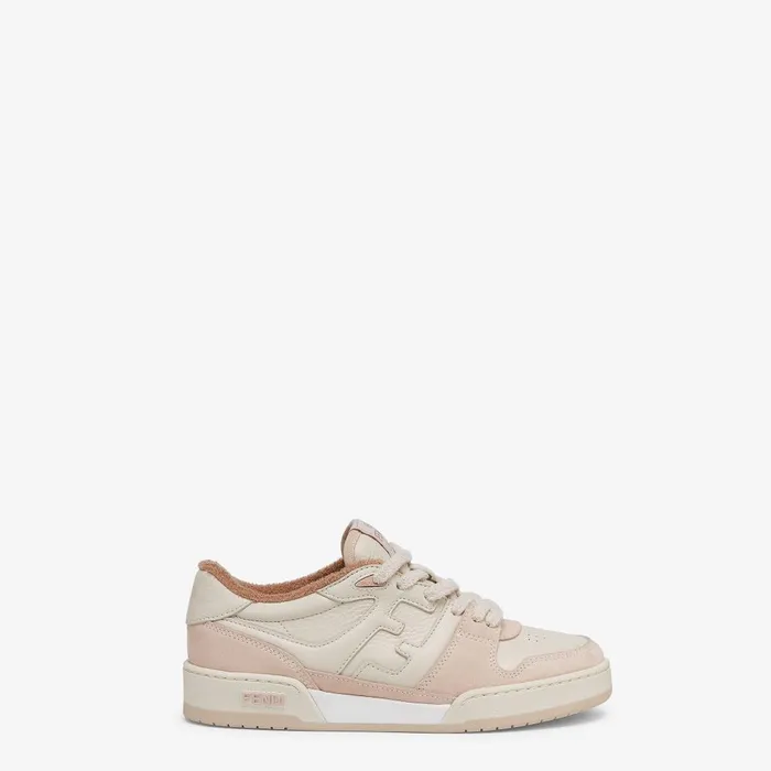 Fendi Sneakers Fendi Match Lowtops In Pink Suede 8211 Women