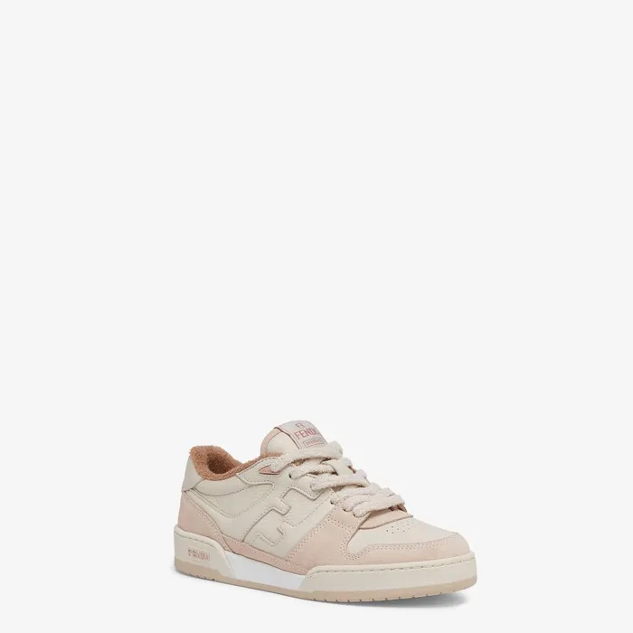 Fendi Sneakers Fendi Match Lowtops In Pink Suede 8211 Women