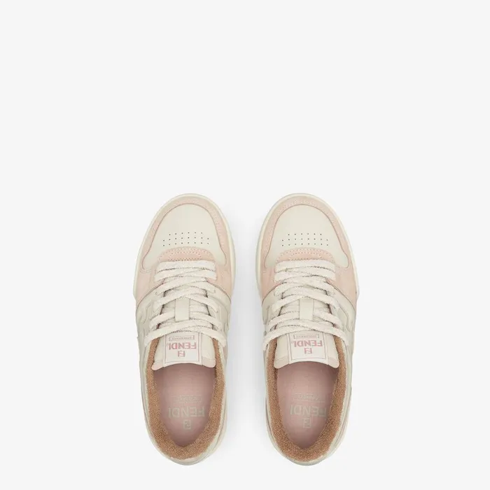 Fendi Sneakers Fendi Match Lowtops In Pink Suede 8211 Women
