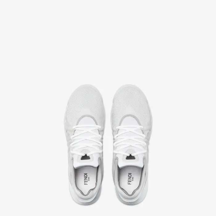 Fendi Sneakers Fendi Tag Sneakers White Technical Mesh Running Sneakers 8211 Men