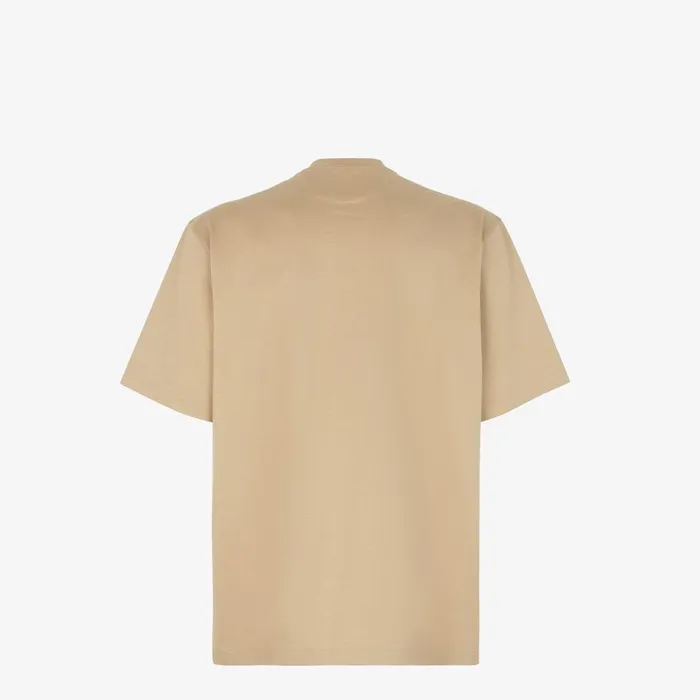 Fendi Tshirts and Polos TShirt Beige Jersey Tshirt 8211 Men