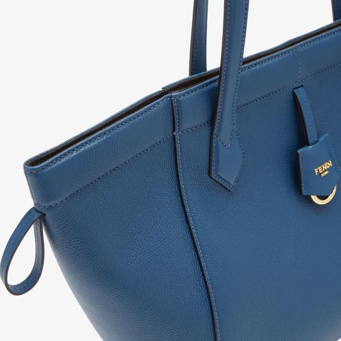 Fendi Tote Bags Fendi Origami Medium Transformable Blue Leather Bag 8211 Women