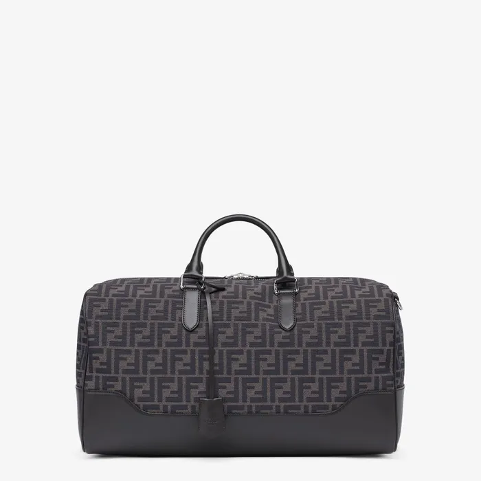 Fendi Travel Medium Duffle FF Jacquard Fabric Large Bag 8211 Men