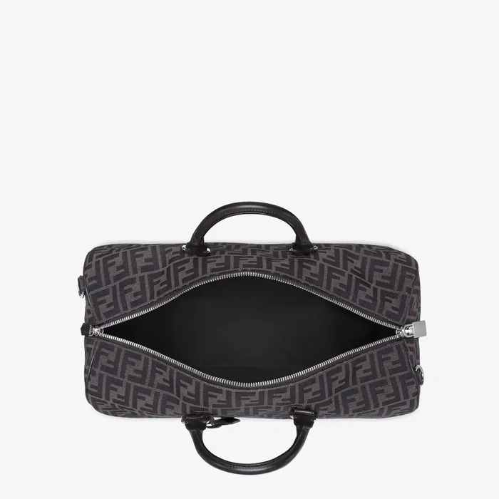 Fendi Travel Medium Duffle FF Jacquard Fabric Large Bag 8211 Men
