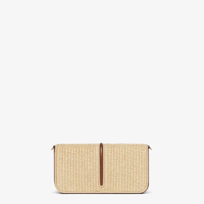 Fendi Wallets On Chain Fendigraphy Wallet On Chain Beige Cotton Fiber Wallet 8211 Women