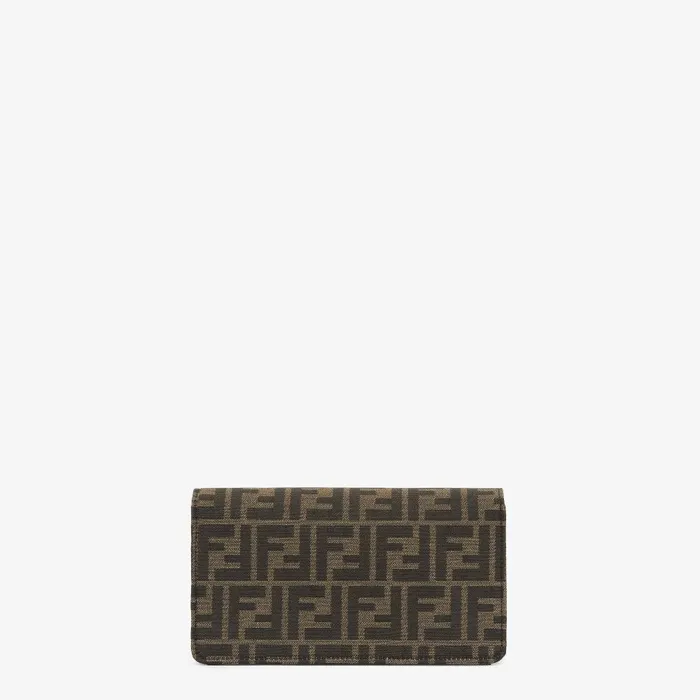 Fendi Wallets On Chain Wallet On Chain Baguette Brown FF Fabric Wallet 8211 Women