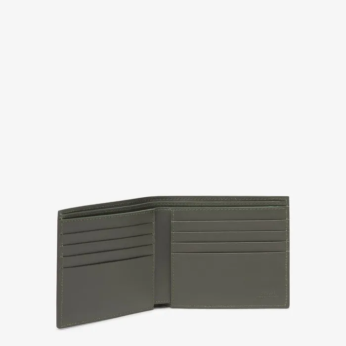 Fendi Wallets Wallet Gradient Green Alligator Leather Bifold Wallet 8211 Men