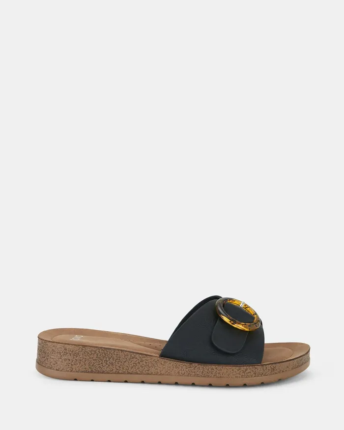 Flat Sandals NOVO Shoes Women RAELEIGH BLACK Sandals