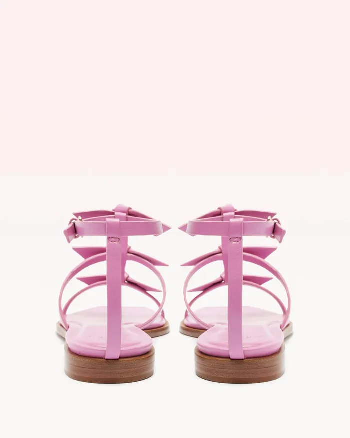 Flats Women Alexandre Birman Slim Lolita Flat Rosette 8211 Casual Flat Sandals For Rosette