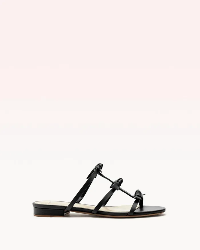 Flats Women Alexandre Birman Slim Lolita Slide Black Black