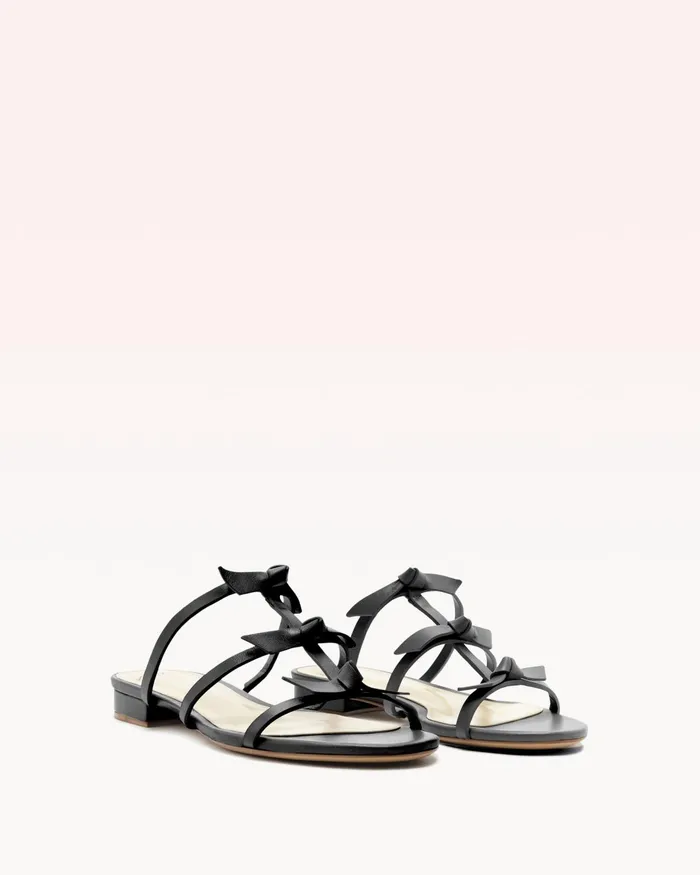 Flats Women Alexandre Birman Slim Lolita Slide Black Black