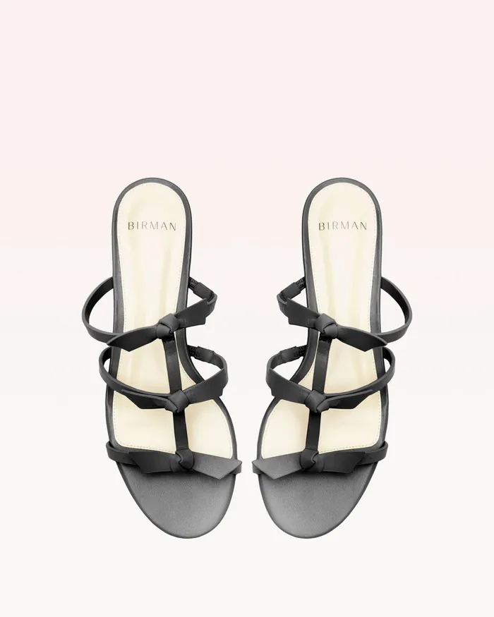Flats Women Alexandre Birman Slim Lolita Slide Black Black
