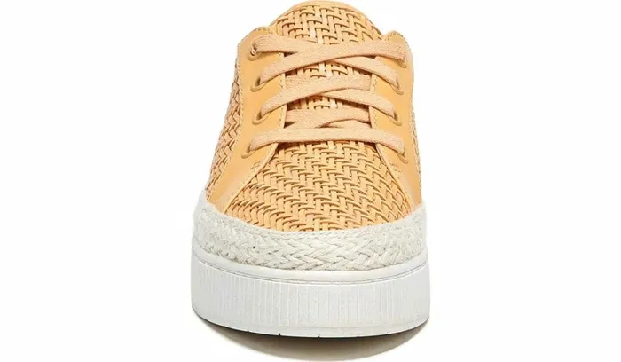 Flats Women Franco Sarto Franco Hyria Platform Sneaker Cantaloupe Woven Leather