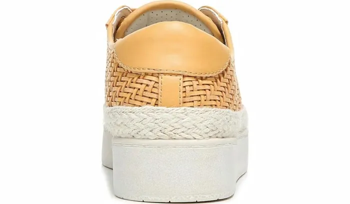 Flats Women Franco Sarto Franco Hyria Platform Sneaker Cantaloupe Woven Leather