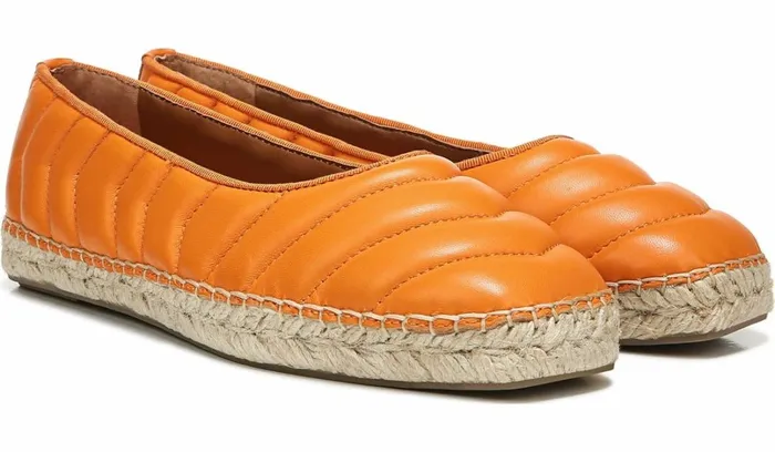 Flats Women Franco Sarto Franco Kiya Slip On Orange Leather