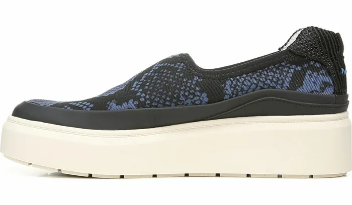 Flats Women Franco Sarto Franco Lin Platform Slip On Sneaker Blue Fabric