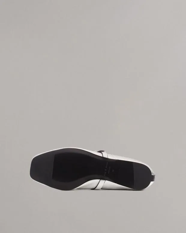 Flats Women Rag and Bone Spire Mary Jane Shoes Silver
