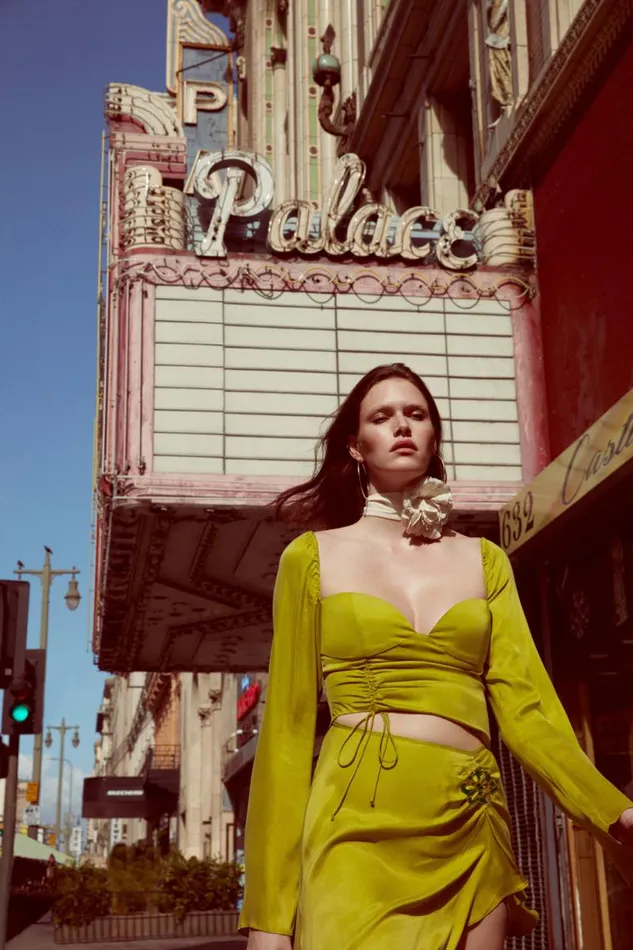 For Love and Lemons Dresses Allie Midi Dress Green 8211 Women For Love and Lemons Dresses Allie Midi Dress Green 8211 Women