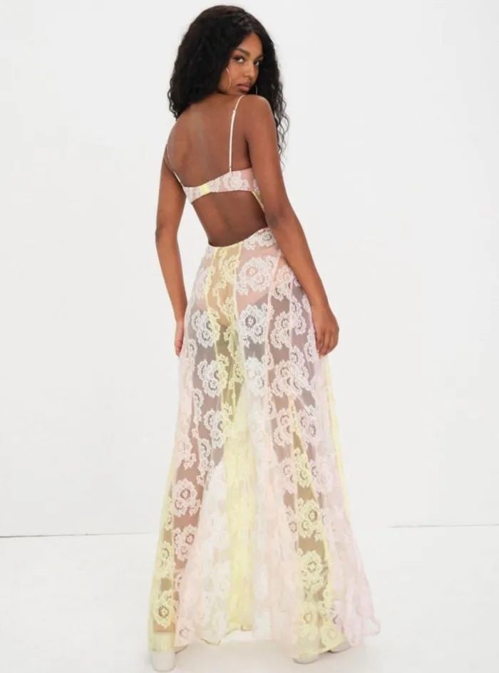 For Love and Lemons Dresses Blossom Maxi Dress Multi 8211 Women For Love and Lemons Dresses Blossom Maxi Dress Multi 8211 Women