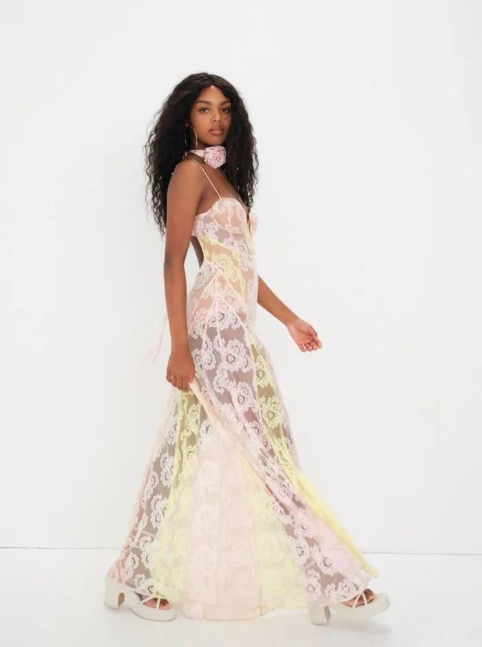 For Love and Lemons Dresses Blossom Maxi Dress Multi 8211 Women For Love and Lemons Dresses Blossom Maxi Dress Multi 8211 Women