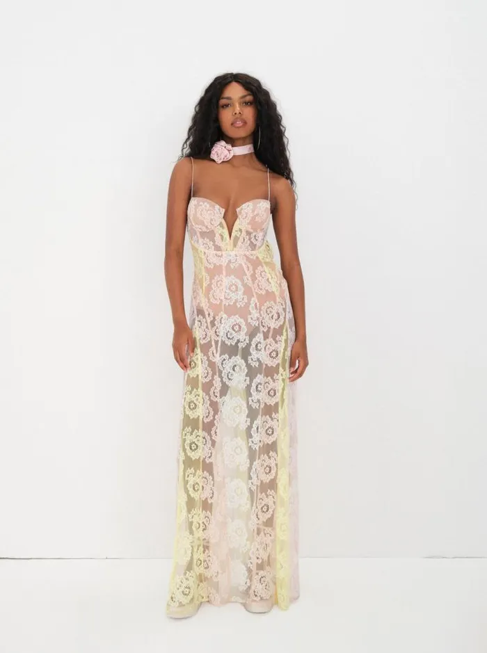 For Love and Lemons Dresses Blossom Maxi Dress Multi 8211 Women For Love and Lemons Dresses Blossom Maxi Dress Multi 8211 Women