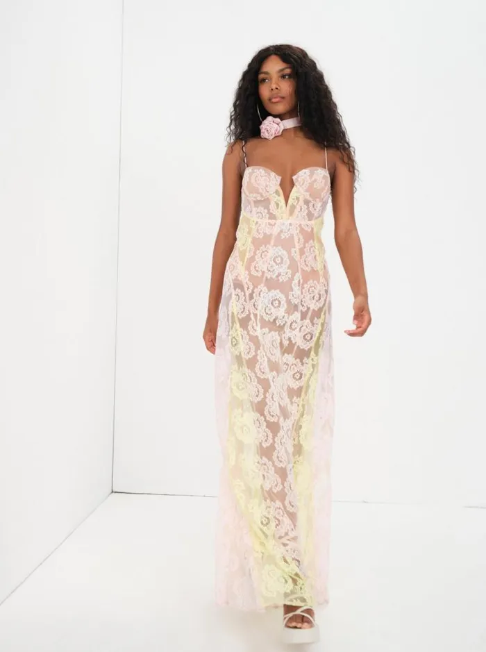 For Love and Lemons Dresses Blossom Maxi Dress Multi 8211 Women For Love and Lemons Dresses Blossom Maxi Dress Multi 8211 Women