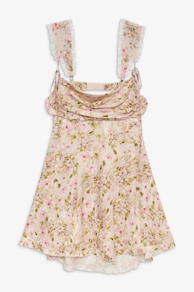 For Love and Lemons Dresses Holland Mini Dress Neutral 8211 Women