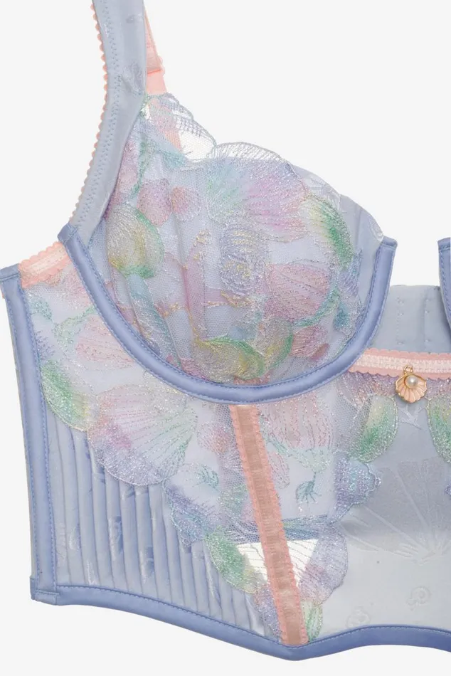 For Love and Lemons Lingerie High Tide Bustier Blue 8211 Women For Love and Lemons Lingerie High Tide Bustier Blue 8211 Women