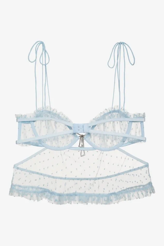 For Love and Lemons Lingerie Izzy Babydoll Top Blue 8211 Women For Love and Lemons Lingerie Izzy Babydoll Top Blue 8211 Women