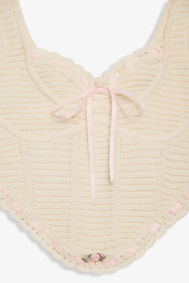 For Love and Lemons Tops Olina Crochet Top Ivory 8211 Women For Love and Lemons Tops Olina Crochet Top Ivory 8211 Women