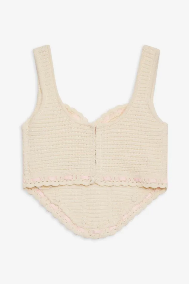 For Love and Lemons Tops Olina Crochet Top Ivory 8211 Women For Love and Lemons Tops Olina Crochet Top Ivory 8211 Women