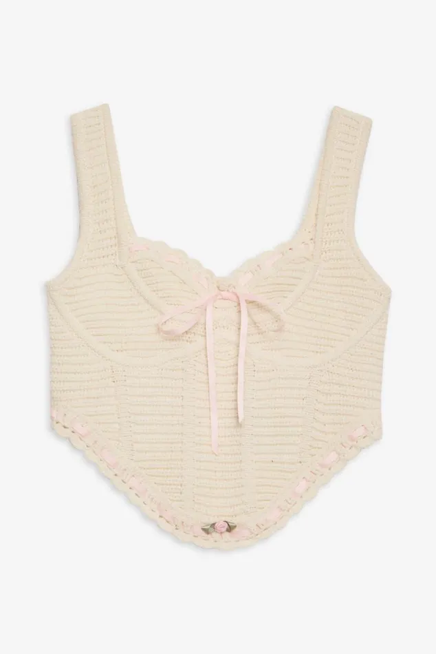 For Love and Lemons Tops Olina Crochet Top Ivory 8211 Women For Love and Lemons Tops Olina Crochet Top Ivory 8211 Women