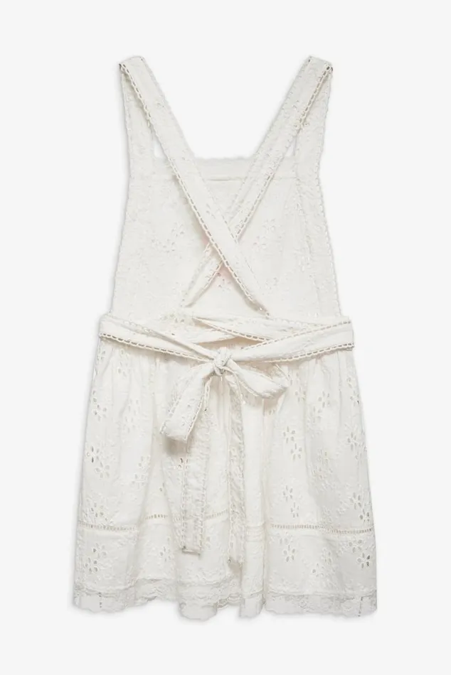 For Love and Lemons Tops Rose Embroidered Apron White 8211 Women For Love and Lemons Tops Rose Embroidered Apron White 8211 Women