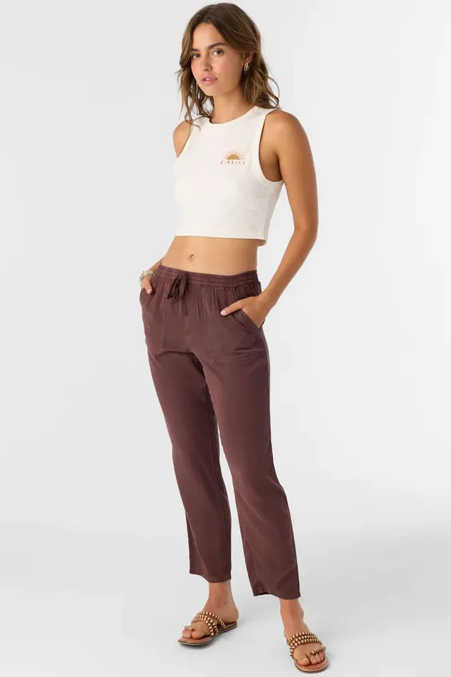 FRANCINA TWILL PANTS Chocolate Women O039NEILL Collections
