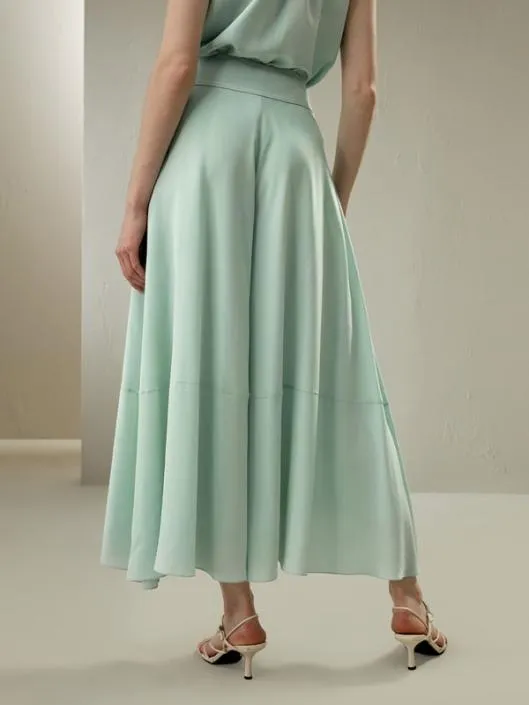 FreeFlowing Feel Silk Palazzo Trousers Women Lilysilk Bottoms