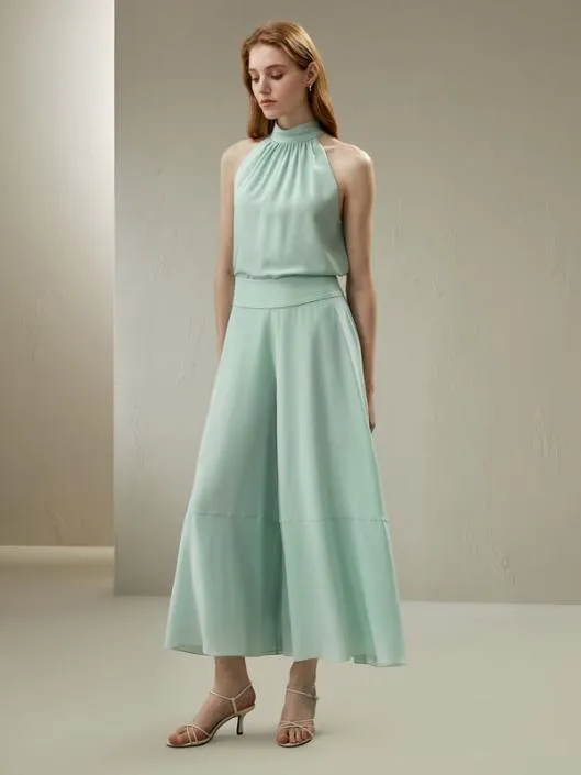 FreeFlowing Feel Silk Palazzo Trousers Women Lilysilk Bottoms