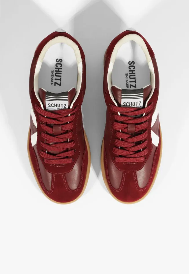 Garden Sneaker Red Women Schutz Shoes Sneakers