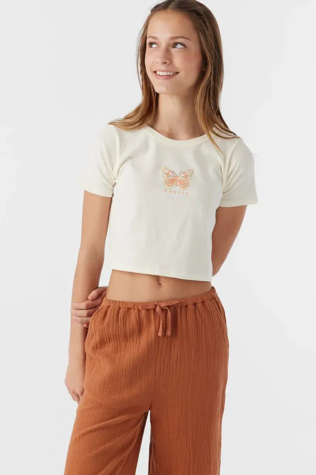 GIRL039S FIELD TEE Winter White Kids O039NEILL Girl039S Clothing