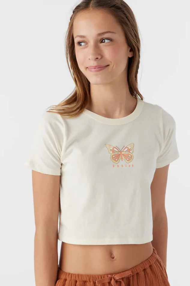 GIRL039S FIELD TEE Winter White Kids O039NEILL Girl039S Clothing