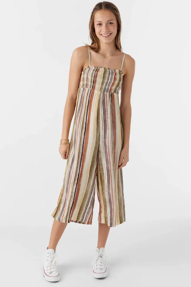 GIRL039S MARGIE NEPTUNE STRIPE JUMPSUIT Multi Clr Kids O039NEILL Girl039S Clothing