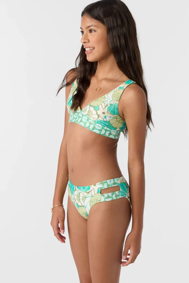 GIRL039S SHELL ABSTRACT FIXED TRI TOP SET Women O039NEILL Girl039S Swim