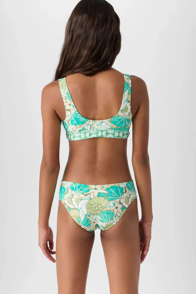 GIRL039S SHELL ABSTRACT FIXED TRI TOP SET Women O039NEILL Girl039S Swim